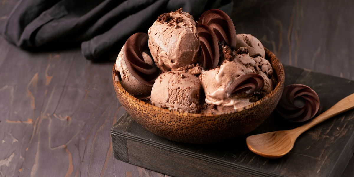 Sorvete americano com biscoito amanteigado