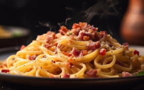 Espaguete Carbonara (massa especial)