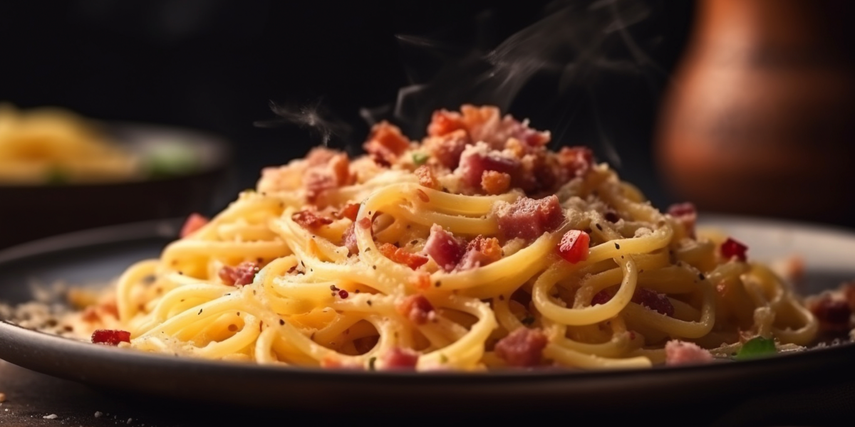 Espaguete Carbonara (massa especial)