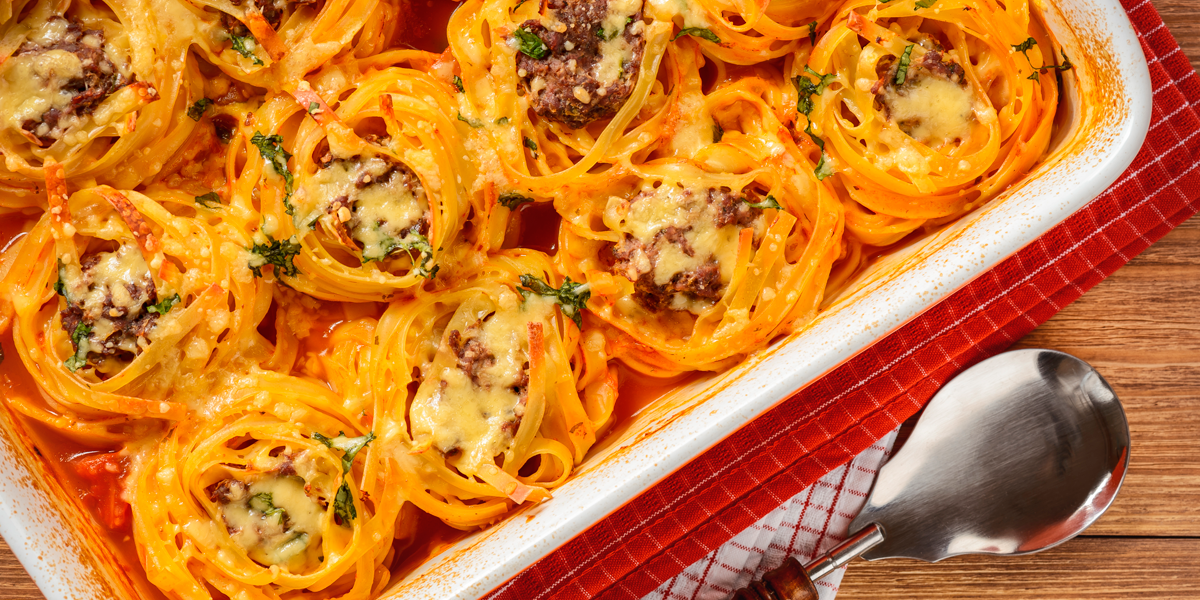 Macarrão ninho recheado na airfryer (massa especial)