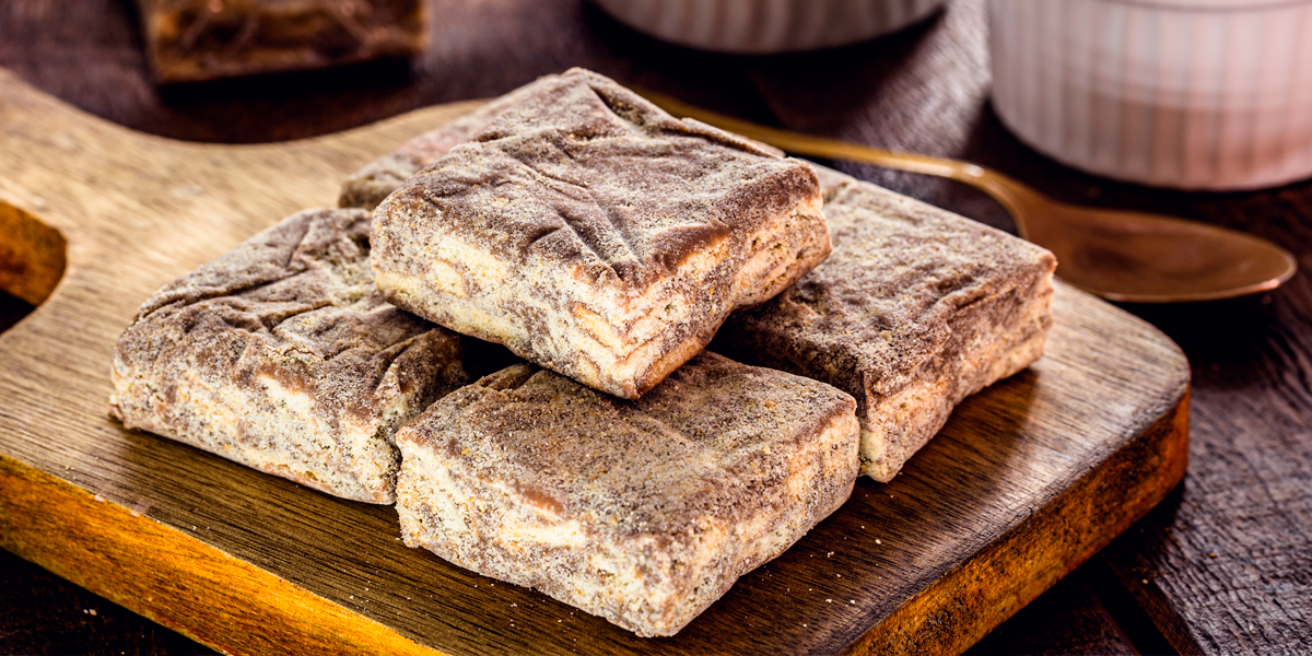 Palha Italiana com biscoito maisena