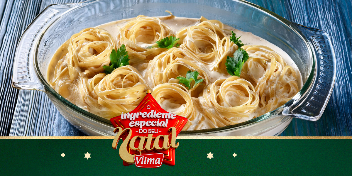 Macarrão ninho de Natal (massa prática)