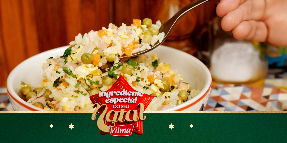 Arroz Natalino de preguiçoso