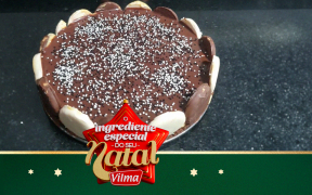 Pavê de mousse de maracujá com ganache