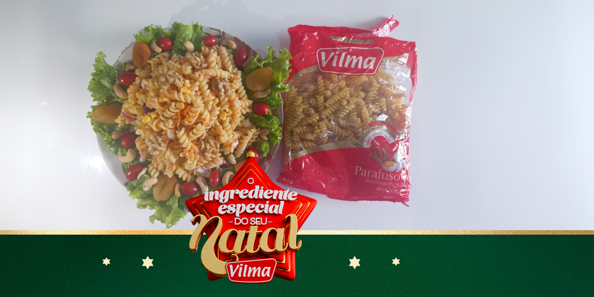 Salada boas festas (massa prática)