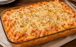 Macarrão com requeijão (massa prática)