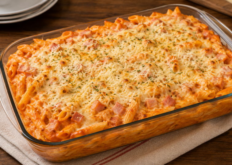 Macarrão com requeijão (massa prática)