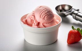 Sorvete com refresco em pó