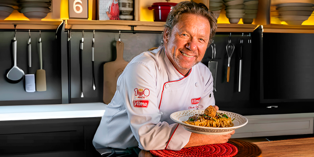 Espaguete com almôndegas de rabada e agrião – Especial 100 anos