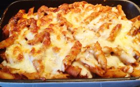 Macarrão de forno cremoso (massa prática)