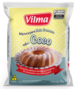 Mistura para Bolo Cremoso sabor Coco 5kg